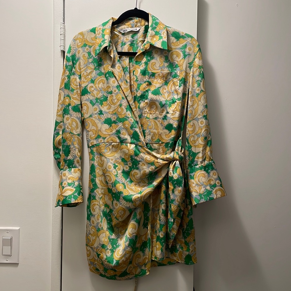 Pucci print wrap dress